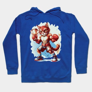 Cat Boxer Hoodie